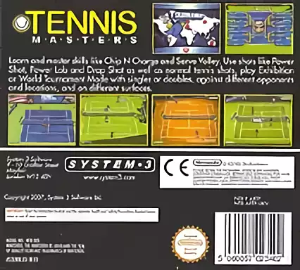 Image n° 2 - boxback : Tennis Masters